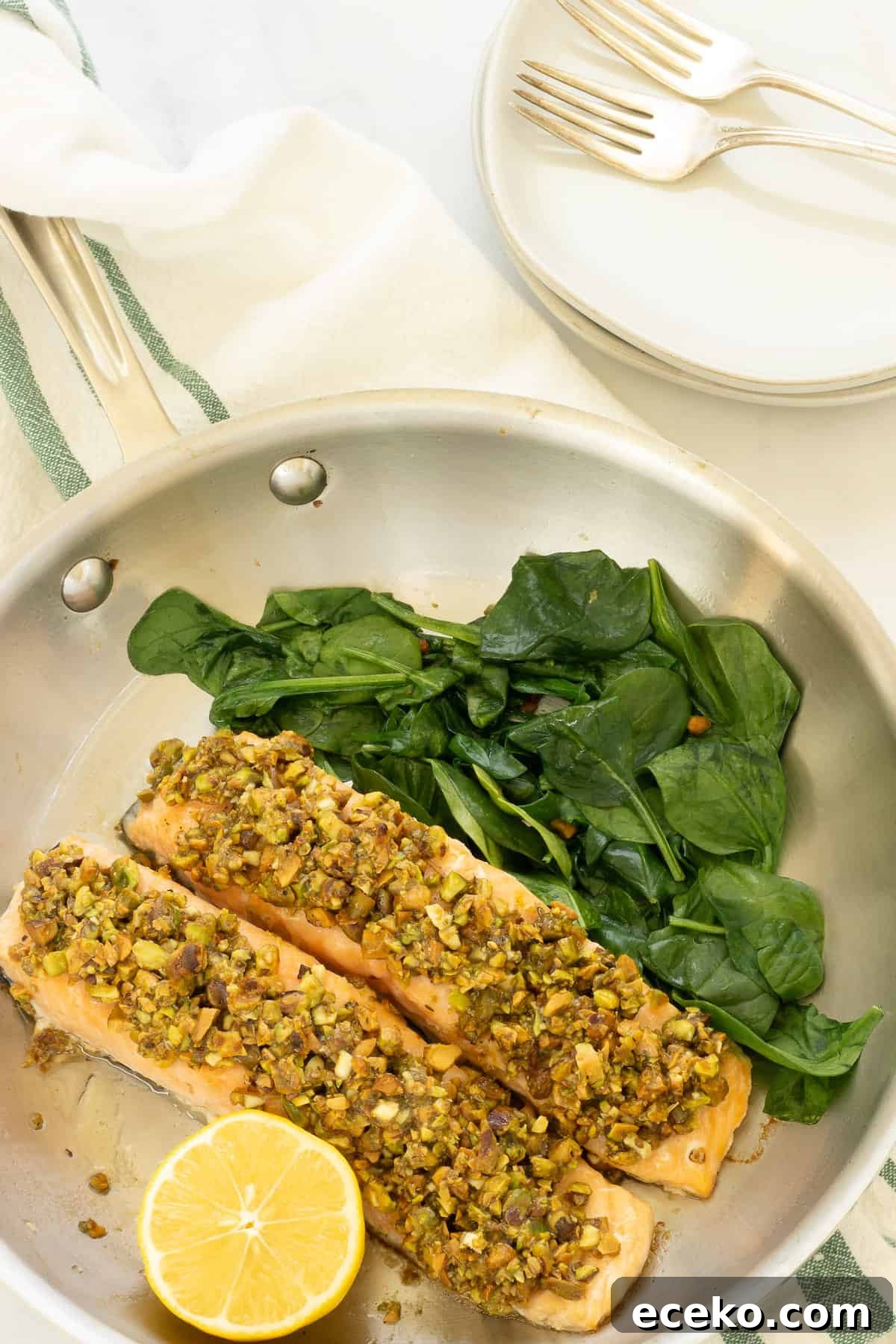 Pistachio Crusted Salmon