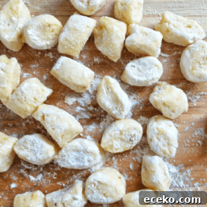 easy gnocchi dough bites