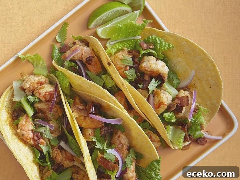Chipotle Shrimp Tacos with Lime Crema and Quick Slaw 2 Chipotle Shrimp Tacos