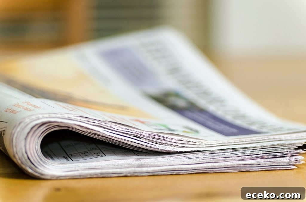 7 Places to Find an Ancestor’s Death Date Quickly 3 Colored photo of folded newspaper