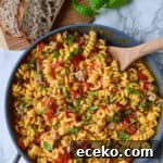 Cherry Tomato and Chicken Sausage Pasta