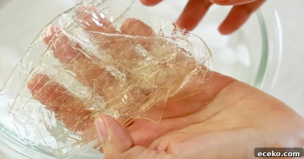 hydrated gelatin sheets