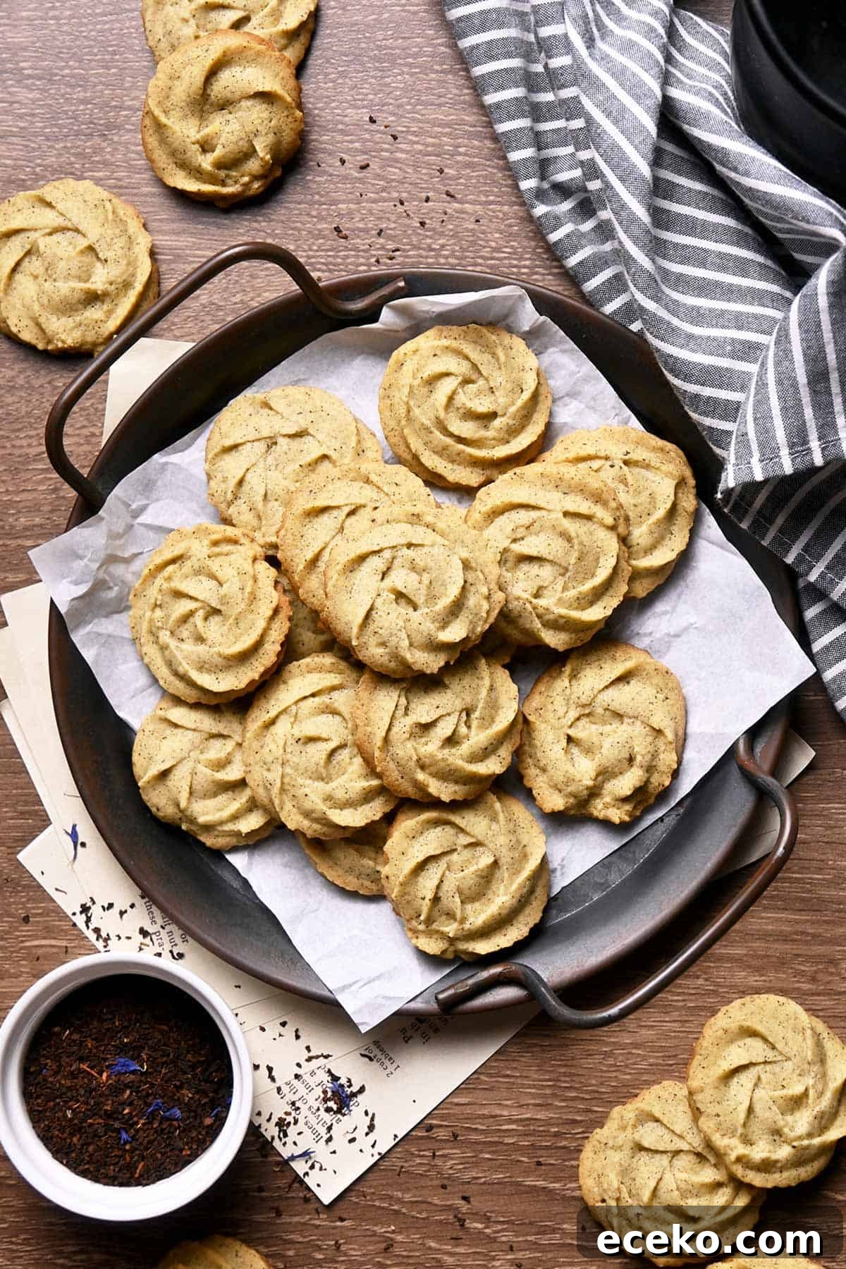 earl grey butter cookies