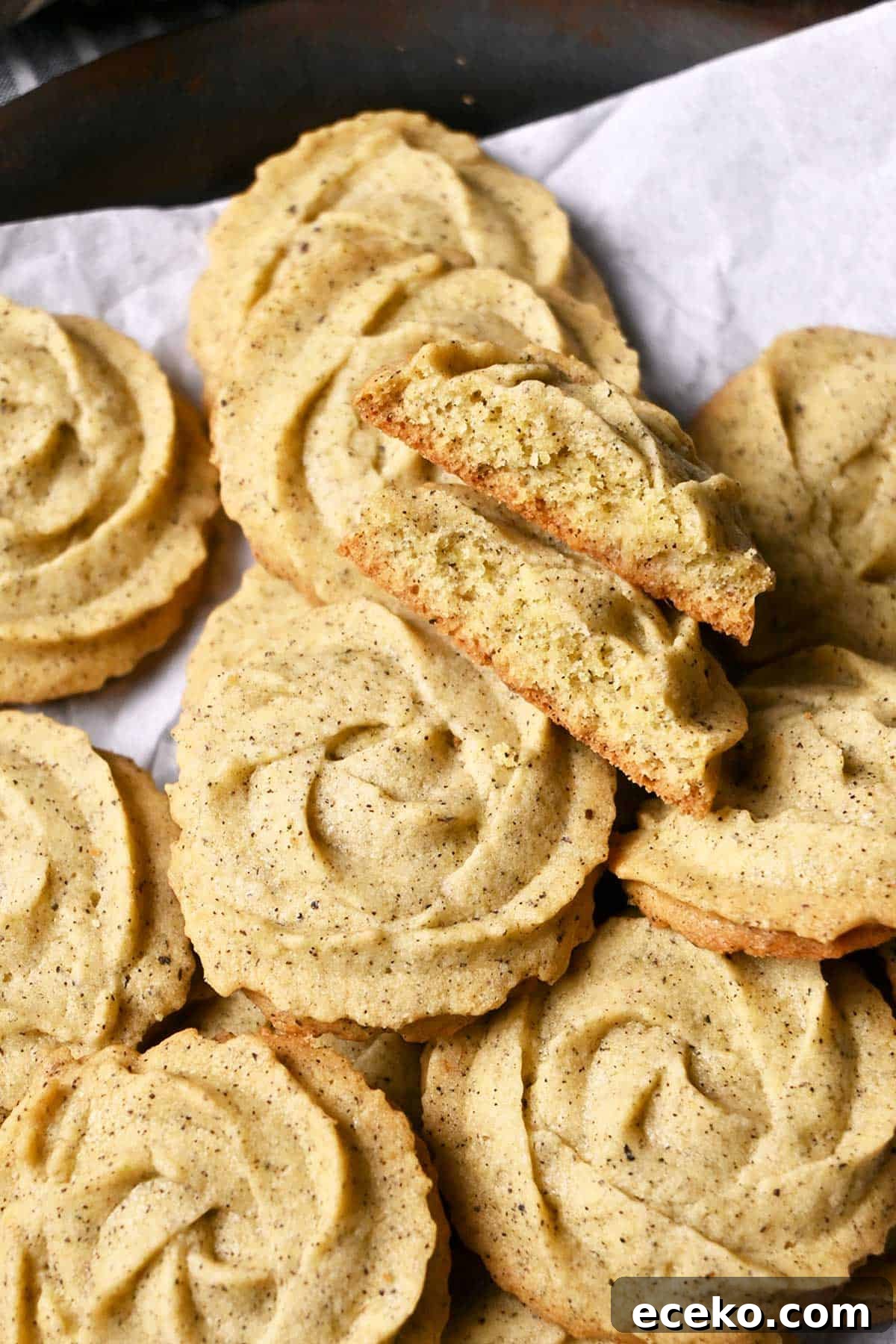 earl grey butter cookies