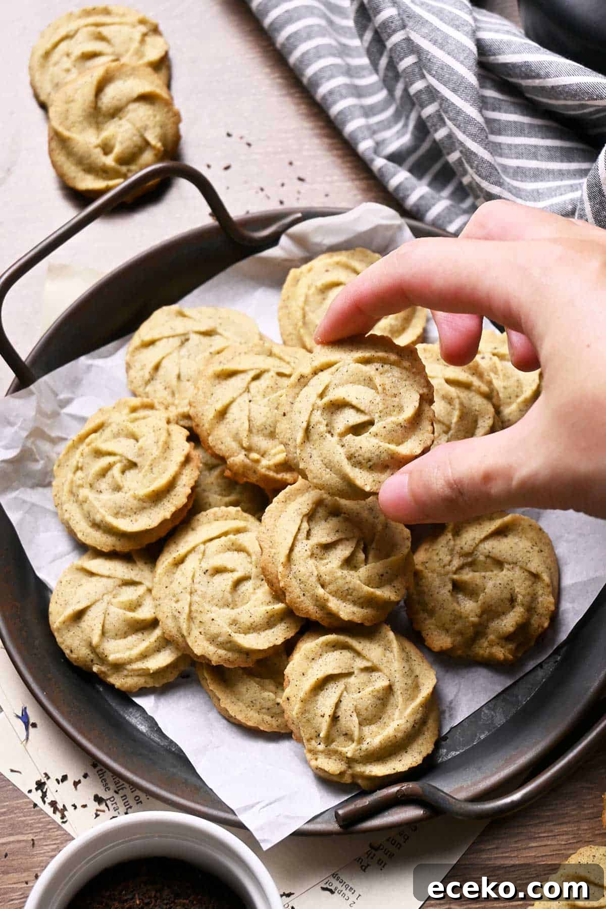 earl grey butter cookies