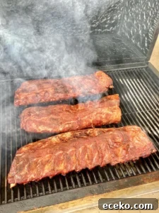glazed smoked ribs