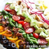 Spring Cobb Salad with Avocado, Bacon & Lemon Vinaigrette 7 img 8839 6