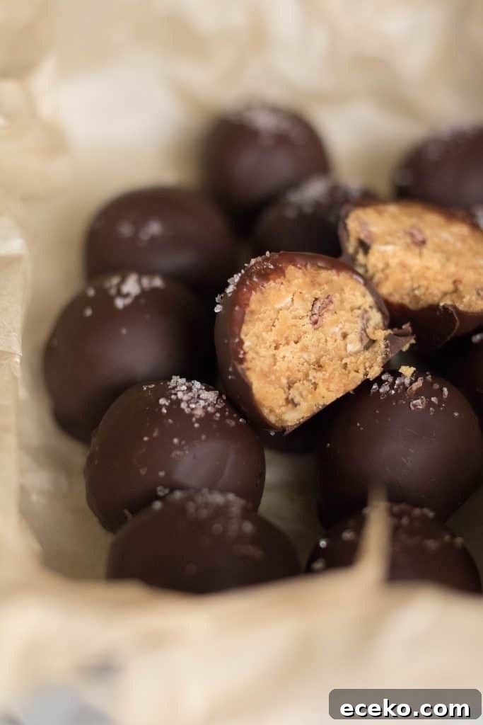healthy cookie dough wanna be chocolate balls to bake when stressed