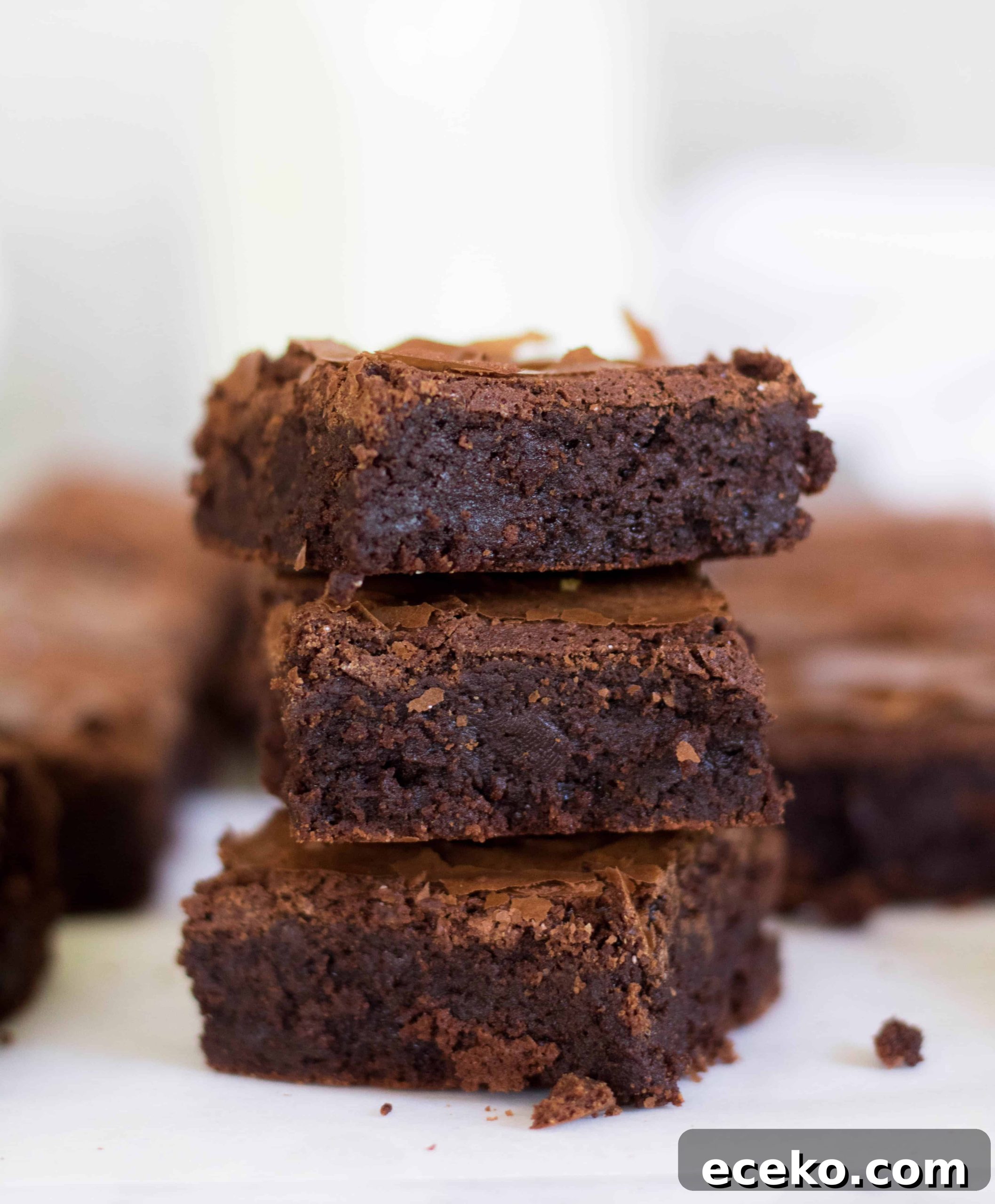 Stress baking Bakery style brownies with no cocoa powder