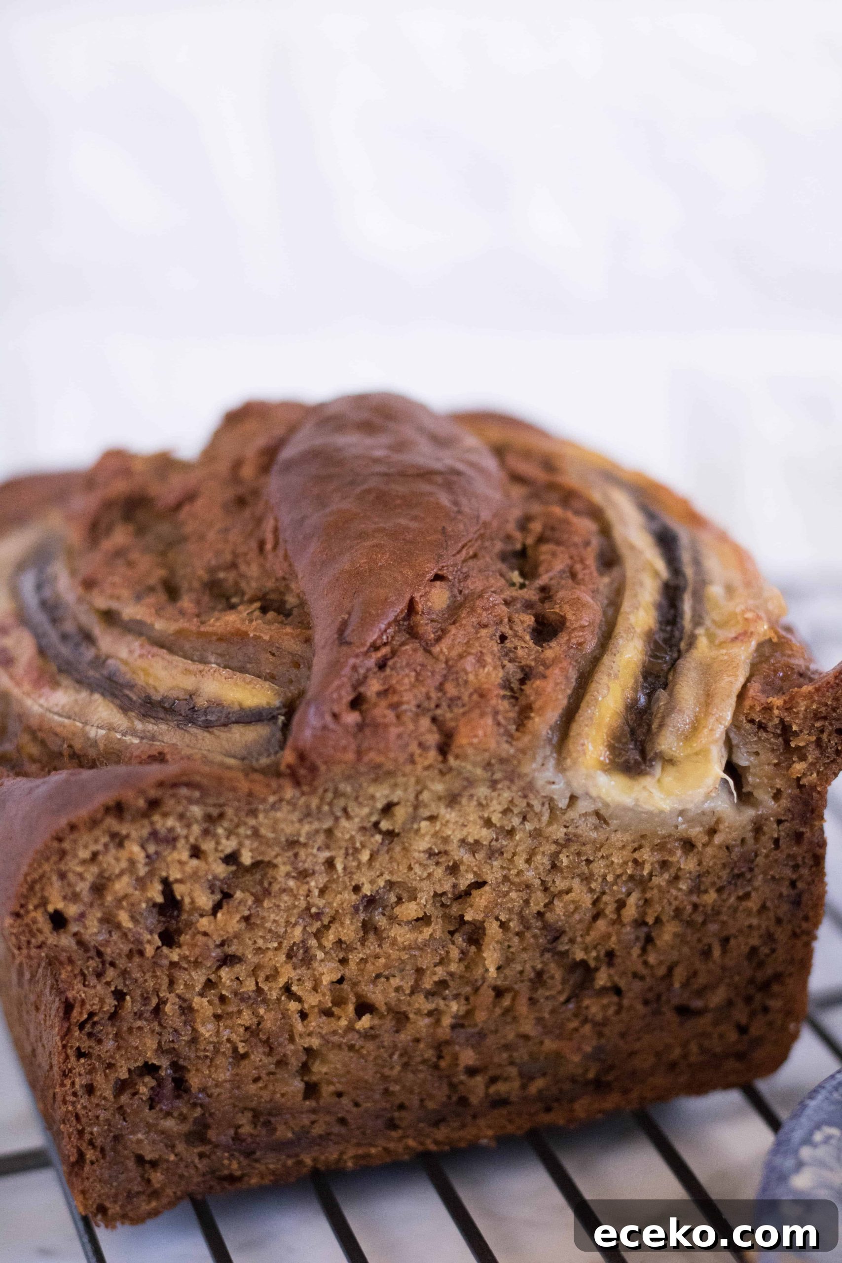 banana bread with no sugar added to bake when stressed