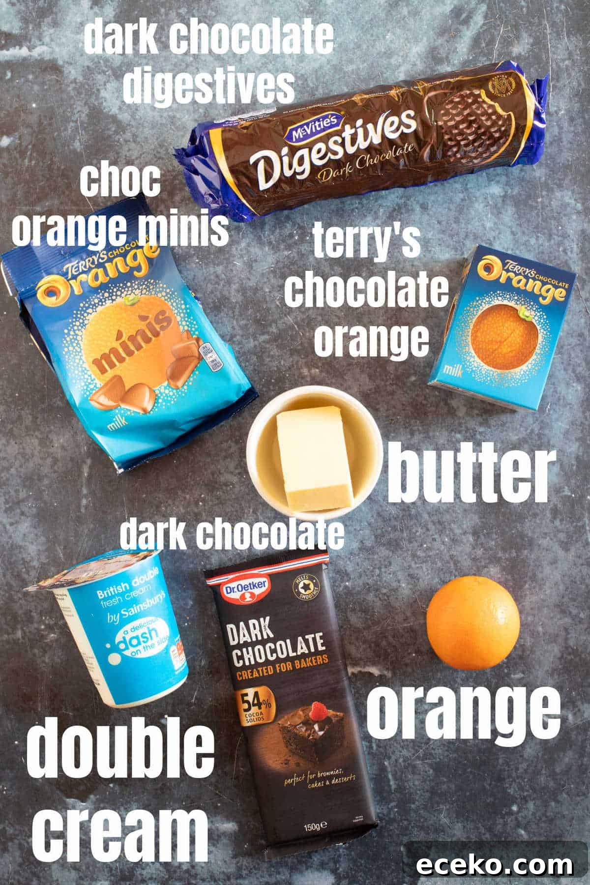 No-Bake Terry’s Chocolate Orange Mini Tarts 3 Ingredients for no-bake chocolate orange tarts.