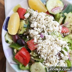 Greek Village Salad small