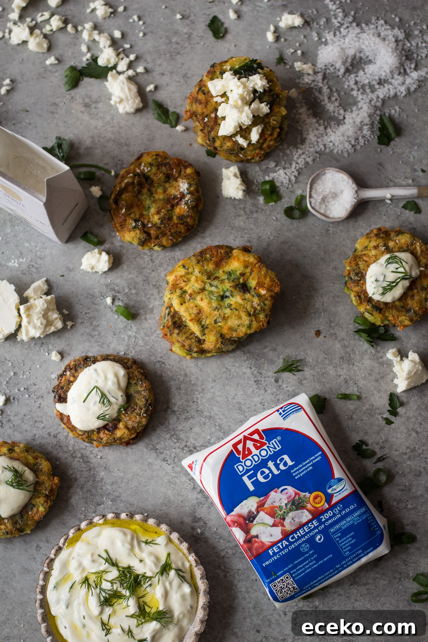 GREEK KOLOKITHOKEFTEDES (ZUCCHINI, FETA AND HERB FRITTERS) GLUTEN FREE RECIPE GREEK KOLOKITHOKEFTEDES (ZUCCHINI, FETA AND HERB FRITTERS) GLUTEN FREE RECIPE 7