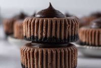 Mini Chocolate Cheesecakes with Rich Ganache Topping