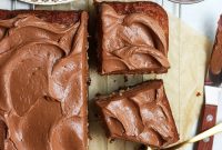 Moist Banana Chocolate Chip Cake with Milk Chocolate Frosting
