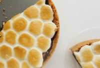 S’mores Brownie Pie Recipe with Toasted Marshmallow Crust
