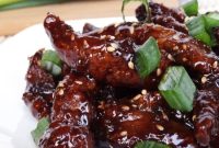 Mongolian Beef Stir-Fry with Garlic and Scallions