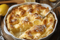 Magic Lemon Cobbler Recipe: Zesty Homemade Dessert