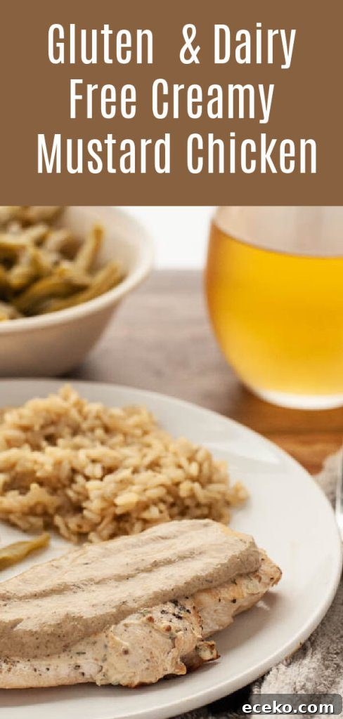 Creamy Mustard Chicken: Gluten and Dairy-Free 8 gluten & dairy free creamy mustard chicken recipe by allergy awesomeness