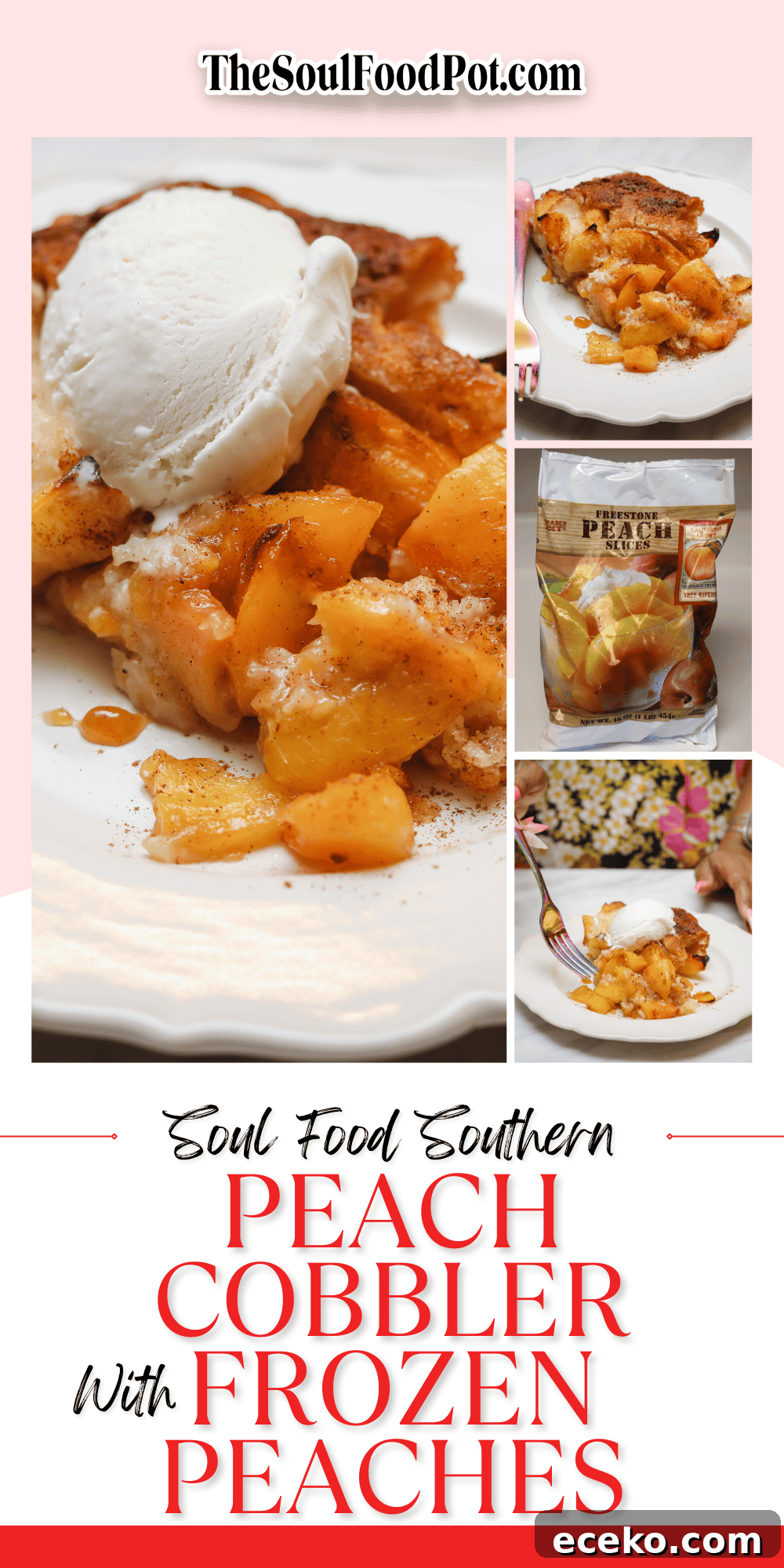 Southern Peach Cobbler Frozen Peaches Recipe Southern Peach Cobbler With Frozen Peaches Recipe