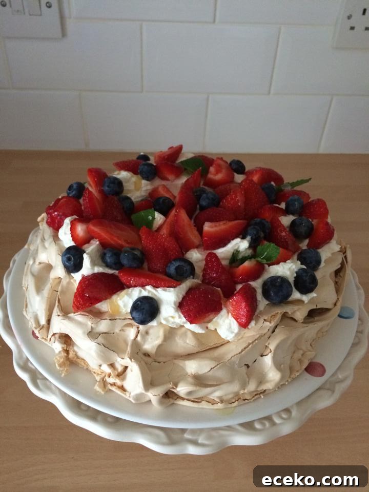 Fresh Fruit Pavlova