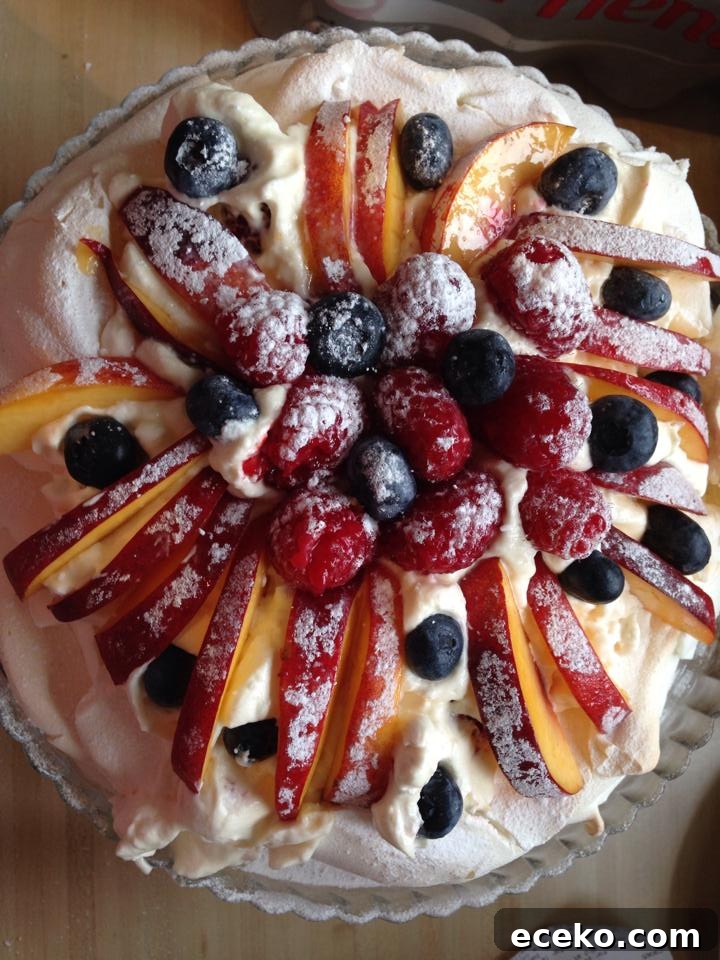 Fresh Fruit Pavlova