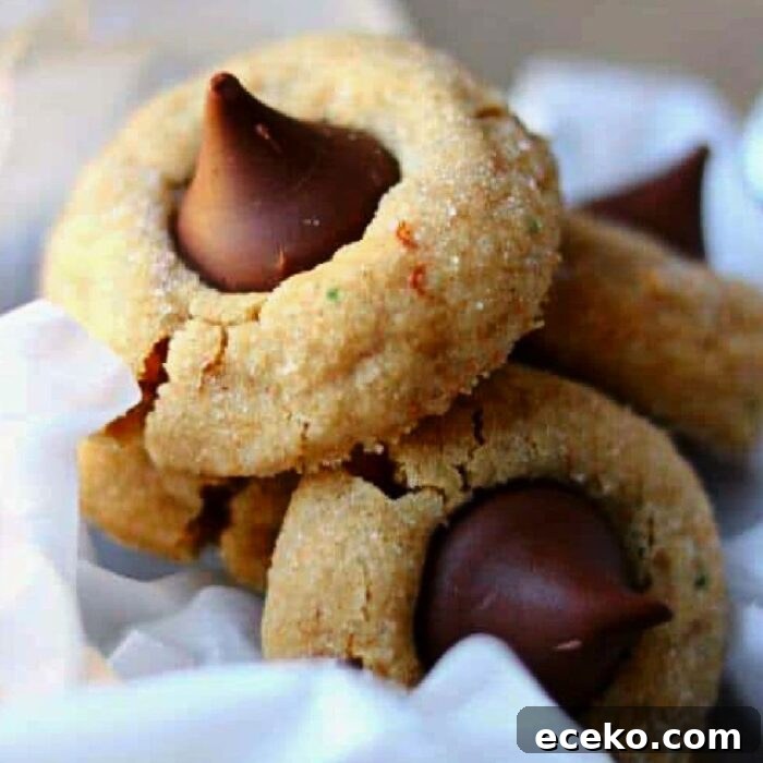Hawaiian Shortbread Cookies with Coconut and Macadamia 12 Peanut Butter Kiss Cookies on white tissue paper.